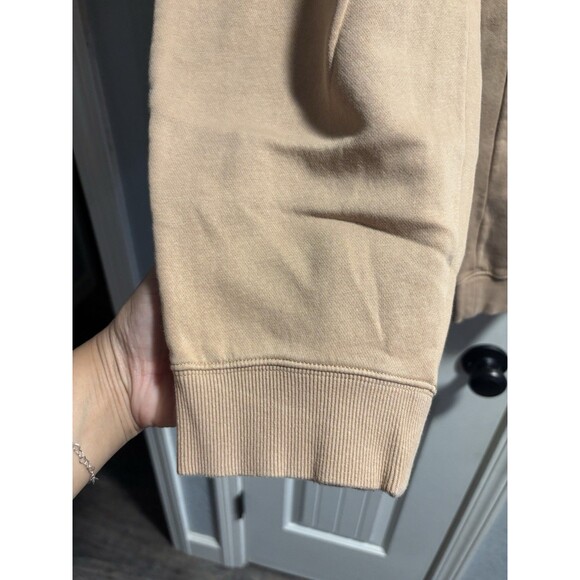 Nike Sportswear Club Sweatpants Women 2XL Camel Fleece Joggers Pull-On Waist - Picture 4 of 7